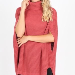 Turtleneck Poncho